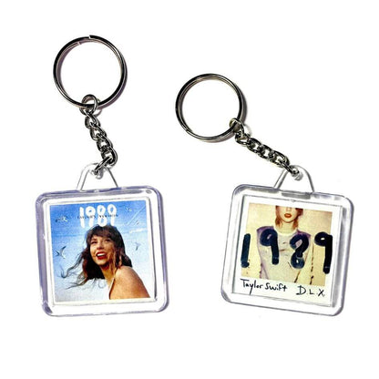 Customised NFC keychains with album covers, perfect for personalized music and memories. Stylish tech gift for loved ones.